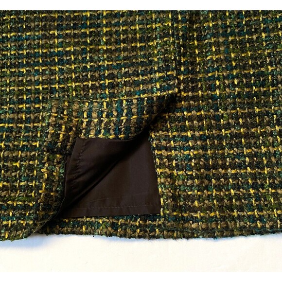 Coldwater Creek Tweed Pencil Skirt Womens Size 10 Multicolor Lined Wool Blend - Picture 7 of 14